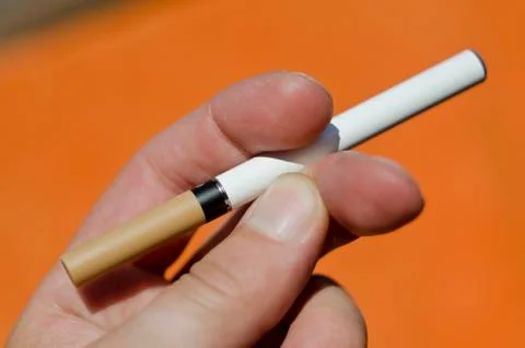 Electronic cigarette or e-cigarette Stock Photos