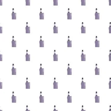 Electronic cigarette vape device concept seamless pattern Stock Illustration