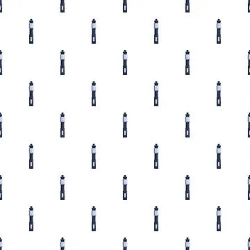 Electronic cigarette vape pen device seamless pattern Stock Illustration