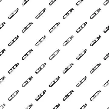 Electronic cigarette vape pen pattern Stock Illustration