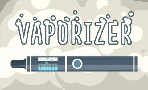 Electronic cigarettes vaporizers イラスト素材