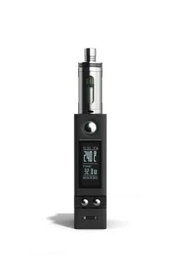 Electronic cigaretts Device box mod to smokeless smoking 3d render on white Stock Illustration