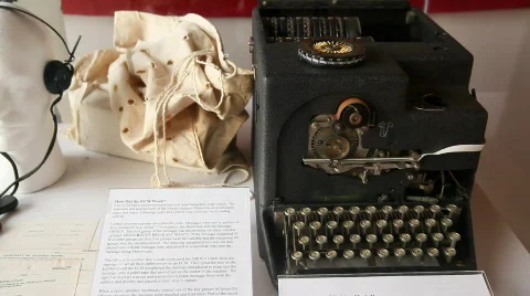 Electronic cipher machine Mark II Video stock 664966