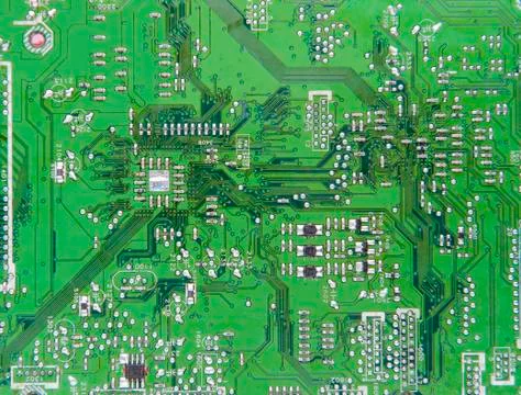 Electronic circuit abstract background Stock Photos