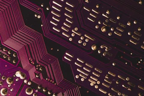 Electronic circuit board abstract background. computer hardware. motherboard  Stock Photos