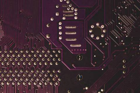 Electronic circuit board abstract background. computer hardware. motherboard  写真素材