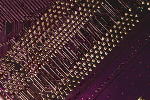 Electronic circuit board abstract background. computer hardware. motherboard  스톡 사진