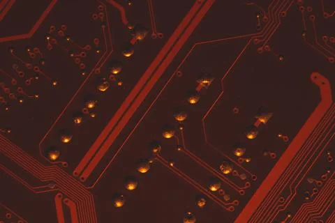 Electronic circuit board abstract background. computer hardware. motherboard  Stock Photos