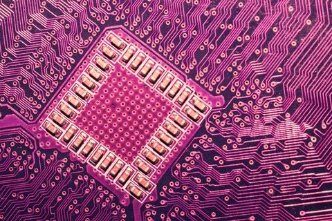 Electronic circuit board abstract background. computer motherboard close up.  스톡 사진