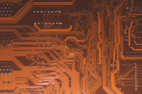Electronic circuit board abstract background. computer motherboard close up.  Stock Photos