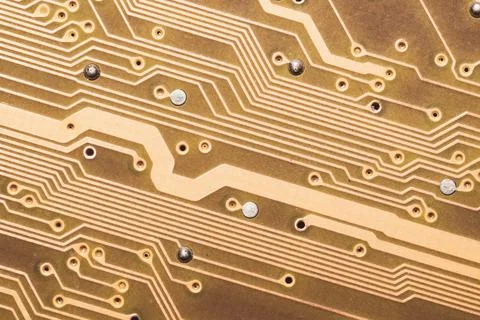 Electronic circuit board abstract background. computer motherboard close up.  写真素材
