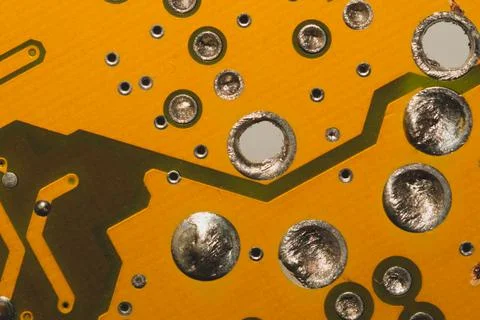 Electronic circuit board abstract background. computer motherboard close up.  Stock Photos