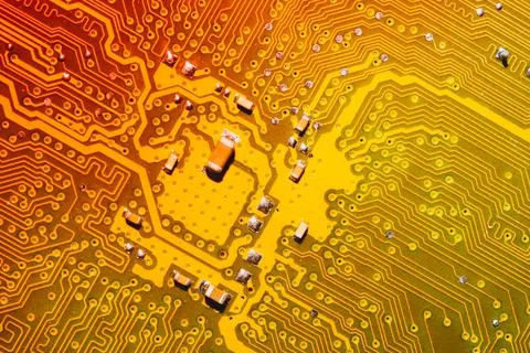 Electronic circuit board abstract background. computer motherboard close up.  스톡 사진
