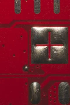 Electronic circuit board abstract background. computer motherboard close up.  Stock Photos