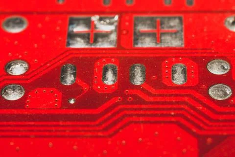 Electronic circuit board abstract background. computer motherboard close up.  Stock Photos