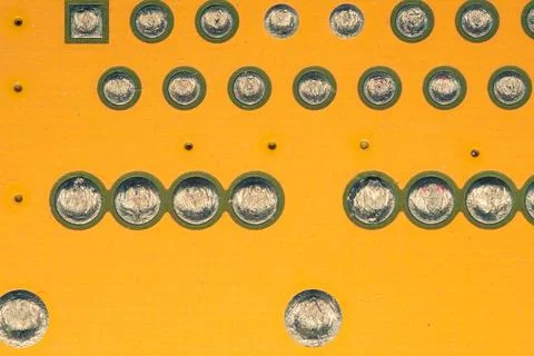 Electronic circuit board abstract background. computer motherboard close up.  写真素材