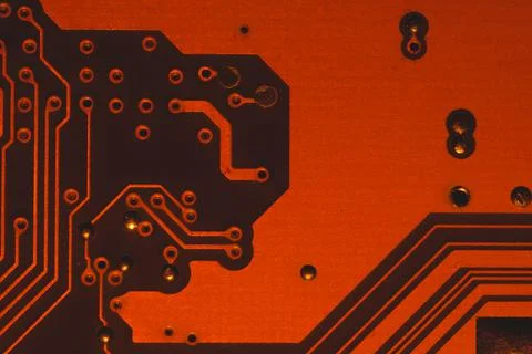 Electronic circuit board abstract background. computer motherboard close up.  Stock Photos