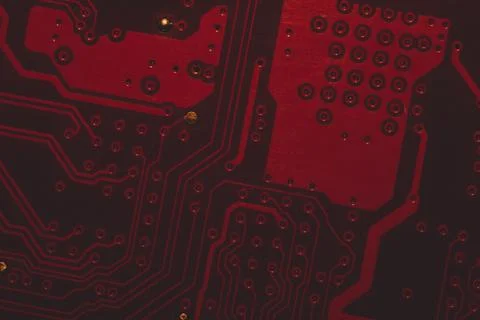 Electronic circuit board abstract background. computer motherboard close up.  Stock Photos
