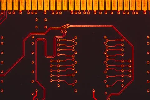 Electronic circuit board abstract background. computer motherboard close up.  Stock Photos