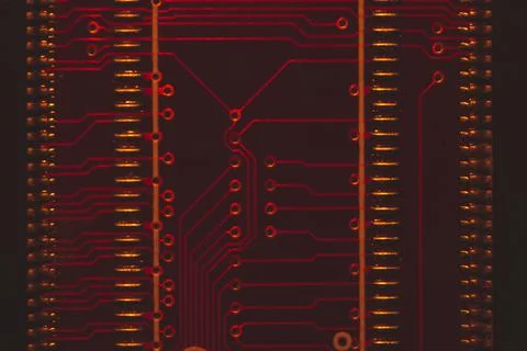 Electronic circuit board abstract background. computer motherboard close up.  Stock Photos