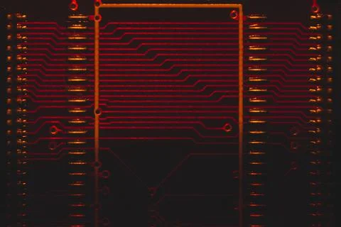Electronic circuit board abstract background. computer motherboard close up.  Stock Photos