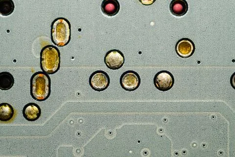 Electronic circuit board abstract background. computer motherboard close up.  Stock Photos