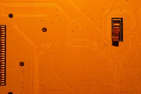 Electronic circuit board abstract background. computer motherboard close up.  Stock Photos
