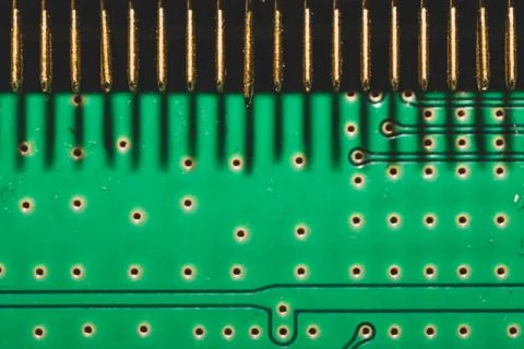 Electronic circuit board abstract background. computer motherboard close up.  写真素材