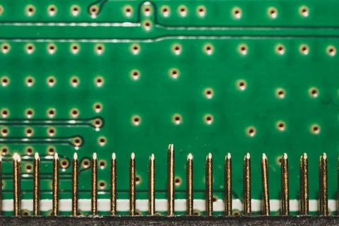 Electronic circuit board abstract background. computer motherboard close up.  Stock Photos