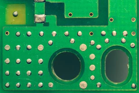Electronic circuit board abstract background. computer motherboard close up.  Stock Photos