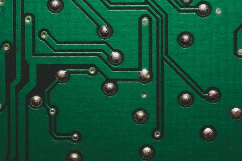 Electronic circuit board abstract background. computer motherboard close up.  写真素材