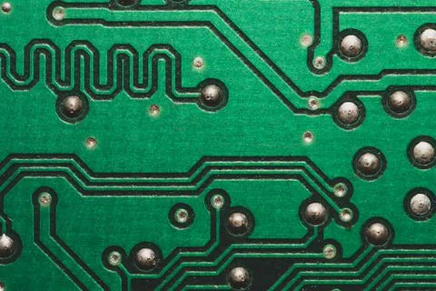 Electronic circuit board abstract background. computer motherboard close up.  写真素材