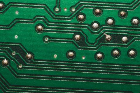 Electronic circuit board abstract background. computer motherboard close up.  Stock Photos