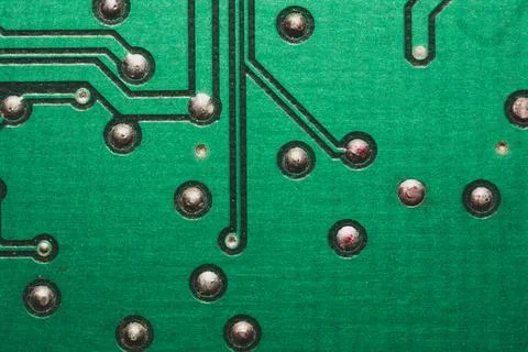 Electronic circuit board abstract background. computer motherboard close up.  Stock Photos