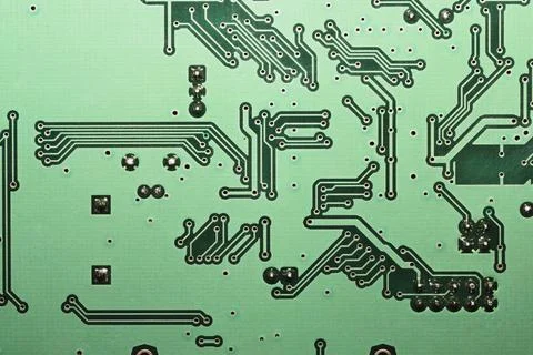 Electronic circuit board abstract background. computer motherboard close up.  Stock Photos