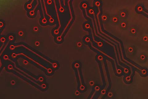 Electronic circuit board abstract background. computer motherboard close up.  Stock Photos