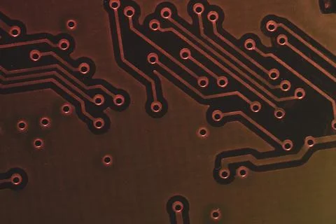 Electronic circuit board abstract background. computer motherboard close up.  Stock Photos