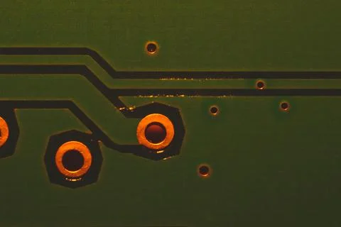 Electronic circuit board abstract background. computer motherboard close up.  Stock Photos