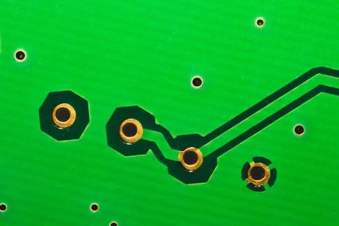 Electronic circuit board abstract background. computer motherboard close up.  写真素材