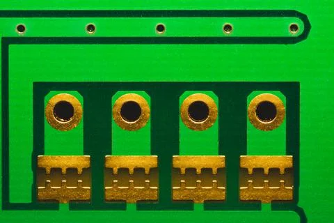 Electronic circuit board abstract background. computer motherboard close up.  Stock Photos
