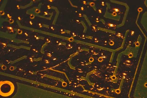 Electronic circuit board abstract background. computer motherboard close up.  스톡 사진