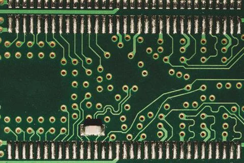 Electronic circuit board abstract background. computer motherboard close up.  Stock Photos