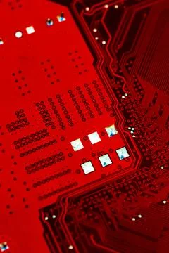 Electronic circuit board abstract background. computer hardware. Stock Photos