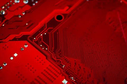 Electronic circuit board abstract background. computer hardware. Foto stock