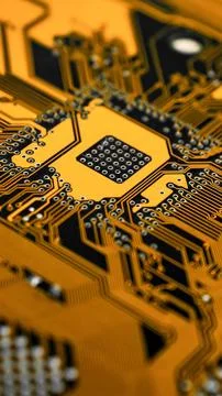 Electronic circuit board abstract background. computer hardware. Stock Photos