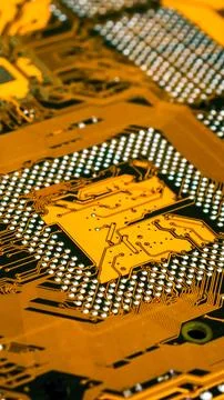 Electronic circuit board abstract background. computer hardware. Foto stock