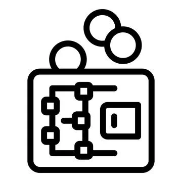 Electronic circuit board is being used to develop new technologies イラスト素材