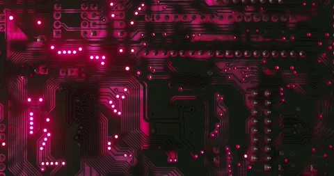 Electronic circuit board close up, background with circuit board Stock Footage 263629855