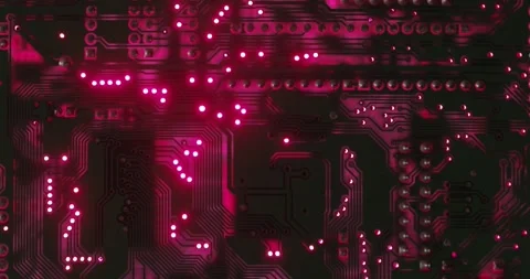 Electronic circuit board close up, background with circuit board Stock Footage 263629966