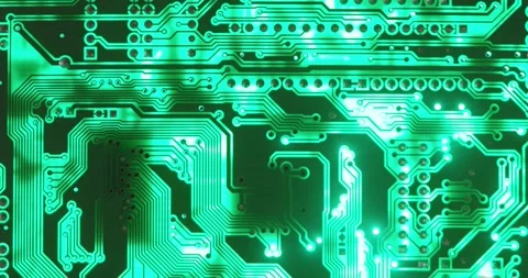 Electronic circuit board close up, background with circuit board Stock Footage 263631849